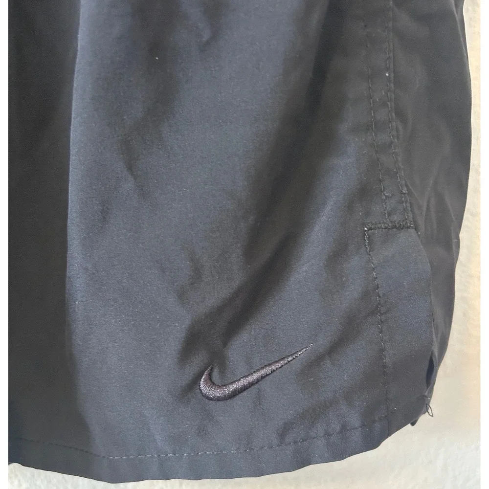 Nike Mens Black Athletic Training Shorts Elastic Waist Drawstring 7